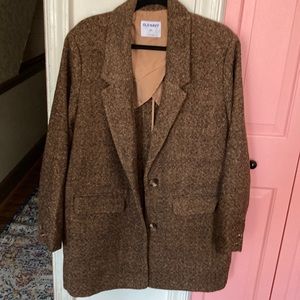 Brown tweed blazer.  Size XXL